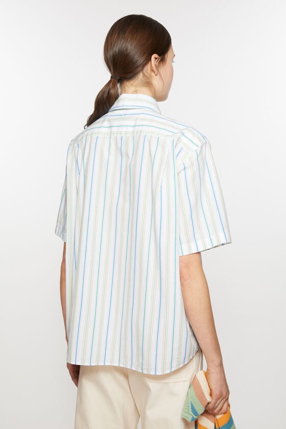 Acne Studios Gestreiftes Hemd mit Knopfleiste Unisex Große Rabatte