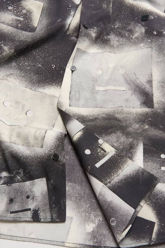 Acne Studios Bedrucktes Hemd mit Knopfleiste Unisex Bestseller