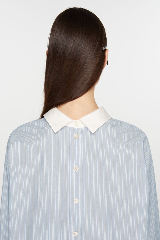 Acne Studios Gestreiftes Hemd Kauf eins, bekomm eins gratis
