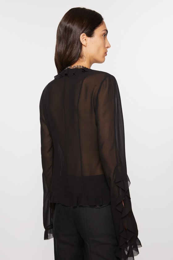 Acne Studios Bluse mit Rüschen Riesige Ersparnisse