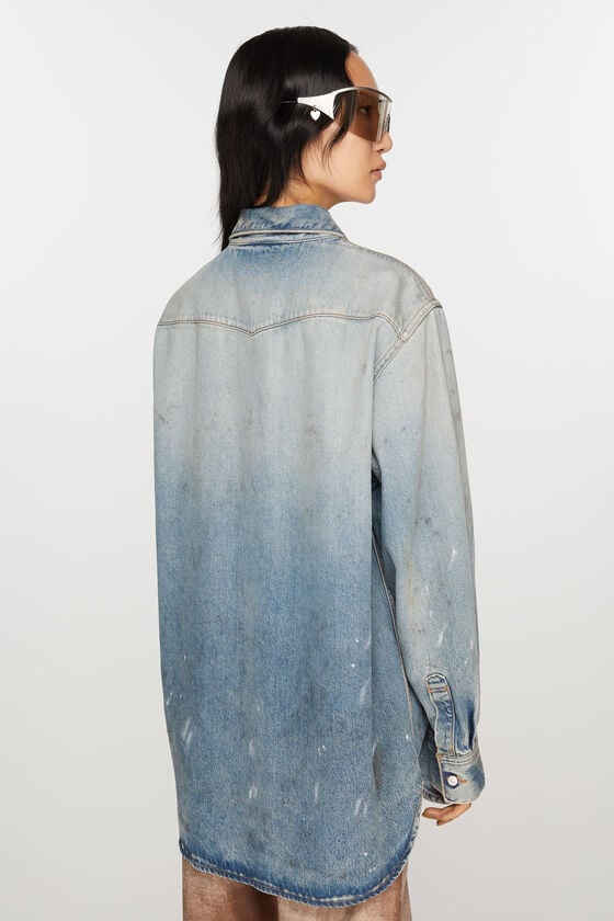 Acne Studios Jeanshemd – entspannte Passform VIP-Rabatte