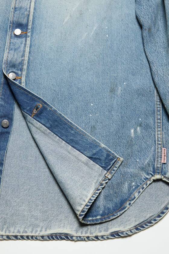 Acne Studios Jeanshemd – entspannte Passform VIP-Rabatte