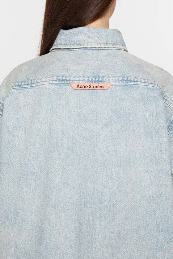 Acne Studios Denimhemd mit Knopfleiste – Lockere Passform Super Sparpreis