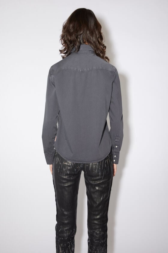 Acne Studios Jeanshemd mit Knopfleiste Wochenangebot