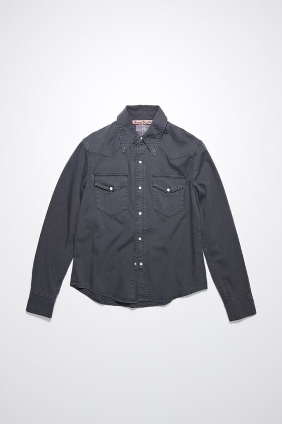 Acne Studios Jeanshemd mit Knopfleiste Wochenangebot