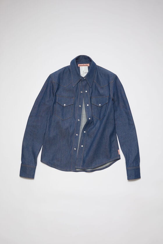 Acne Studios Jeanshemd mit Knopfleiste Begrenzte Freigabe