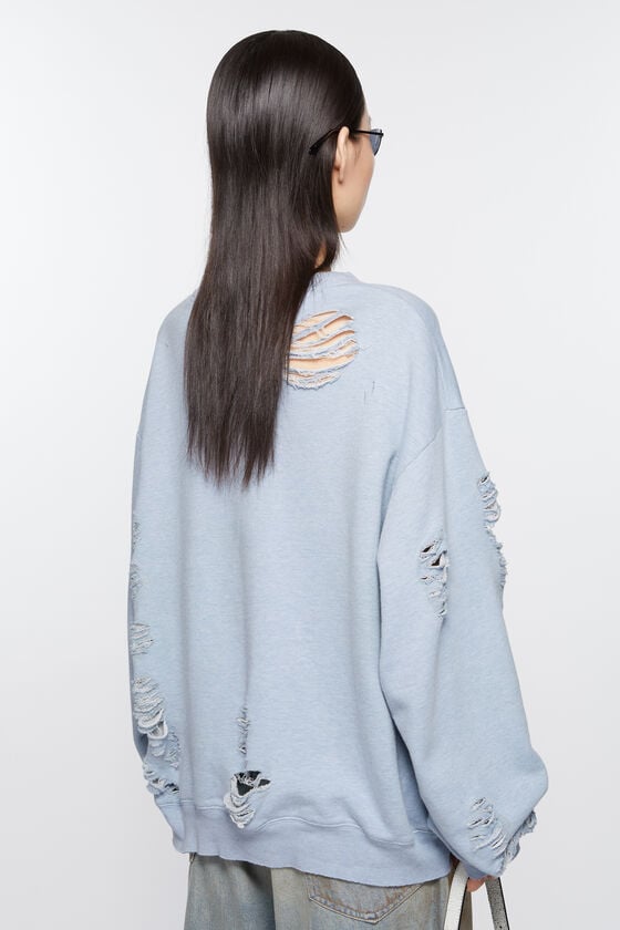 Acne Studios Pullover mit Logoprint im Used-Look Nur für heute