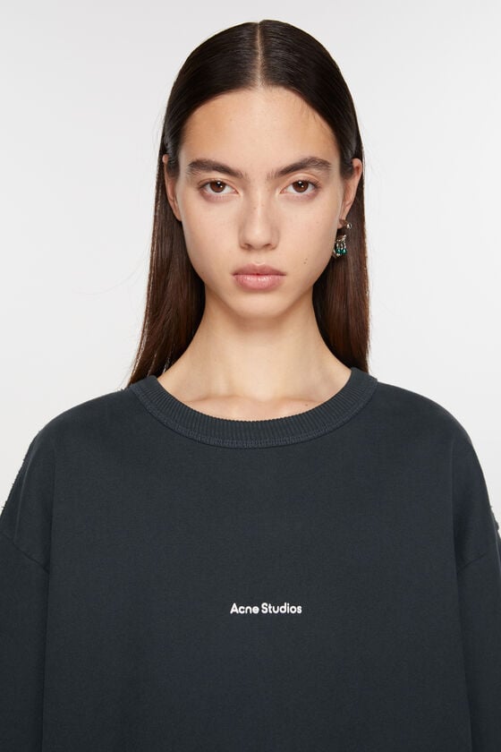 Acne Studios Sweatshirt mit Stempel-Logo 50% Rabatt mit kostenlosem Versand