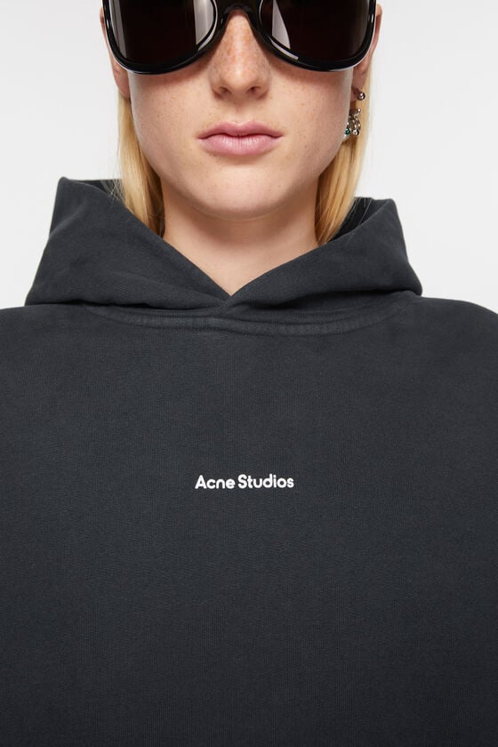 Acne Studios Kapuzen-Sweatshirt mit Logo Clearance-Verkauf
