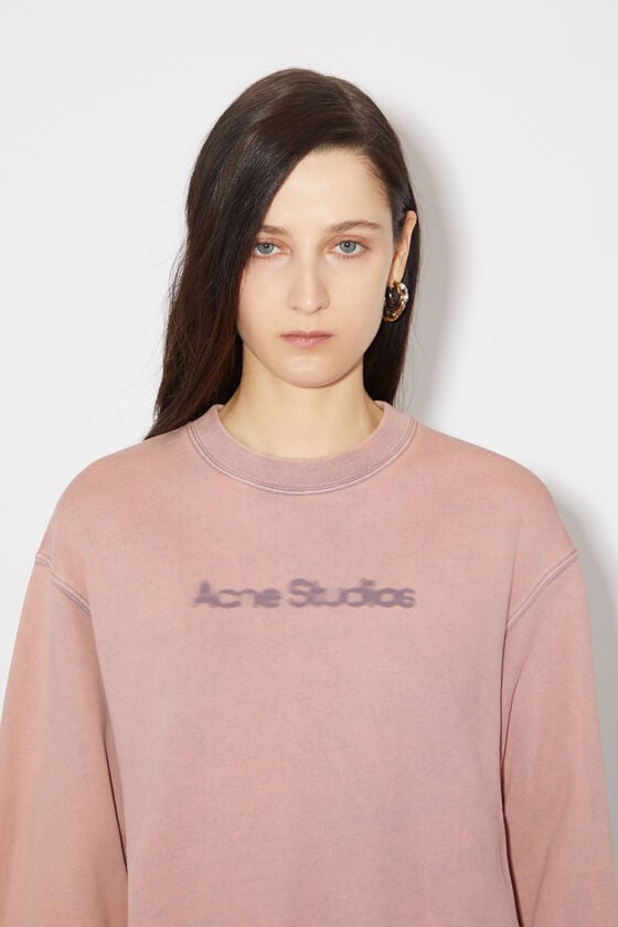 Acne Studios Pullover mit verschwommenem Logo Begrenzt auf 3 Tage