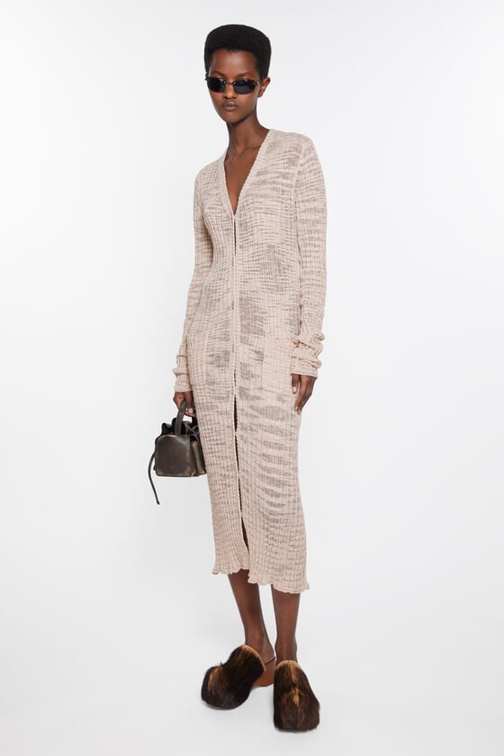 Acne Studios Cardigan aus breitem Rippstrick Rabatte dieses Monats