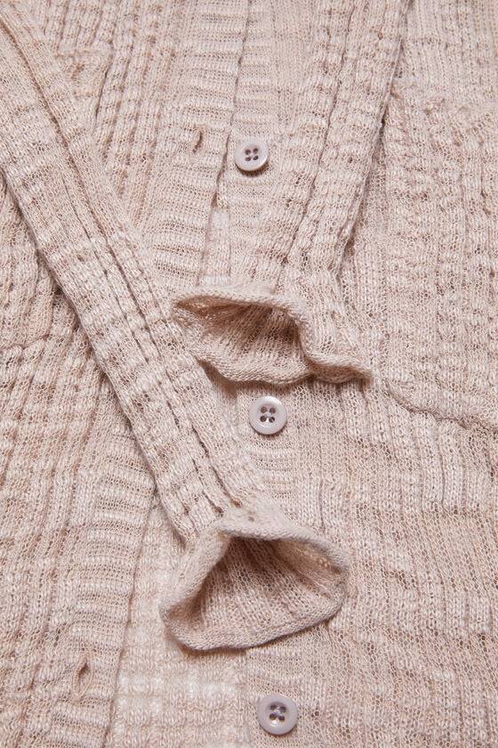 Acne Studios Cardigan aus breitem Rippstrick Rabatte dieses Monats