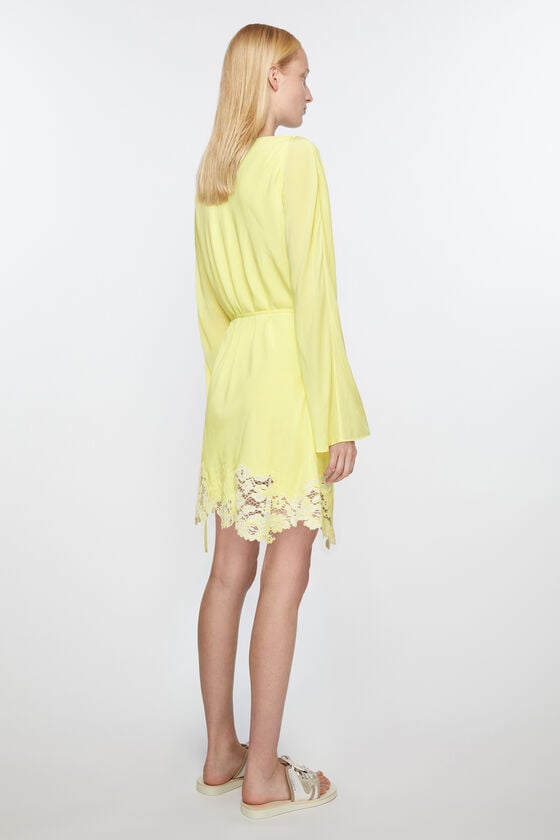 Acne Studios Kleid mit Spitzenbesatz Hotsell