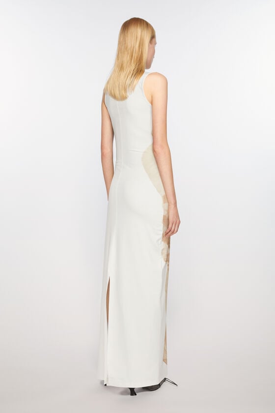 Acne Studios Bedrucktes langes Kleid Laufsteg-Show Versandkostenfrei