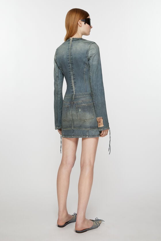 Acne Studios Bedrucktes Kleid Exklusivangebot