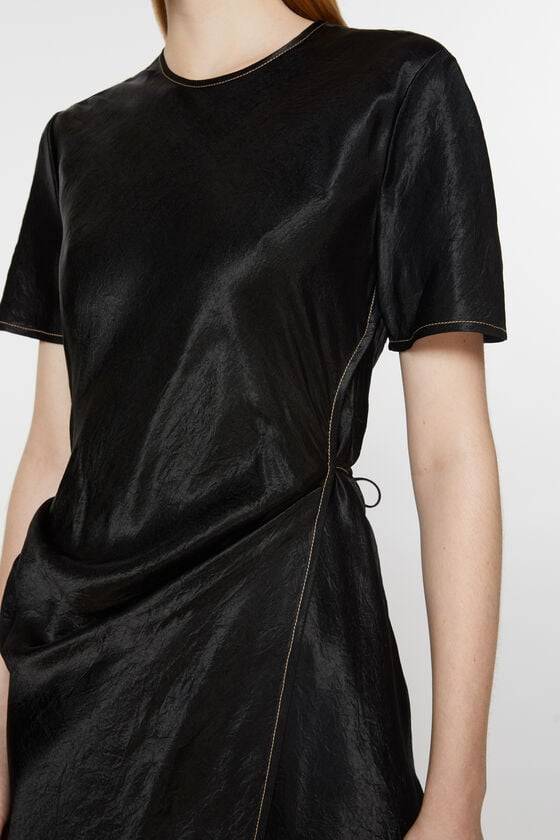 Acne Studios Wickelkleid aus Satin Cyber Monday