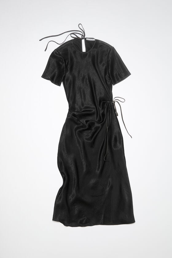 Acne Studios Wickelkleid aus Satin Cyber Monday