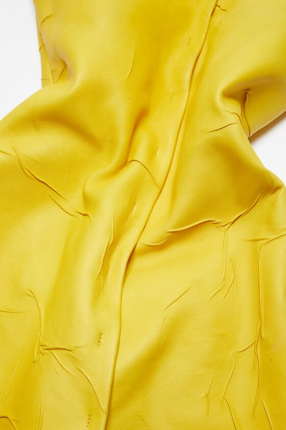 Acne Studios Bustierkleid aus Leder Laufsteg-Show Valentinstagsangebot