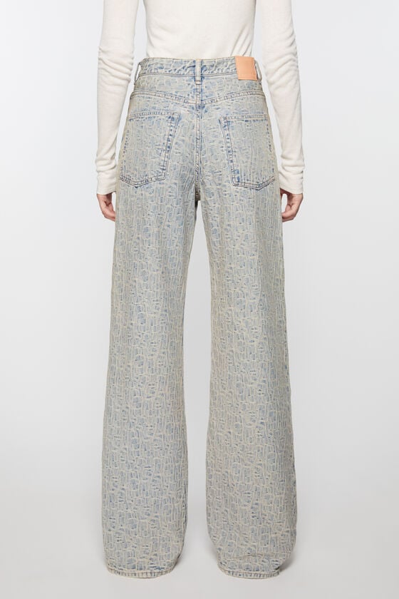 Acne Studios Jeans mit entspannter Passform – 2022-Monogramm Letzte 2 Tage