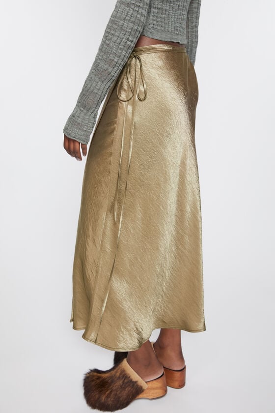 Acne Studios Wickelrock aus Satin Online