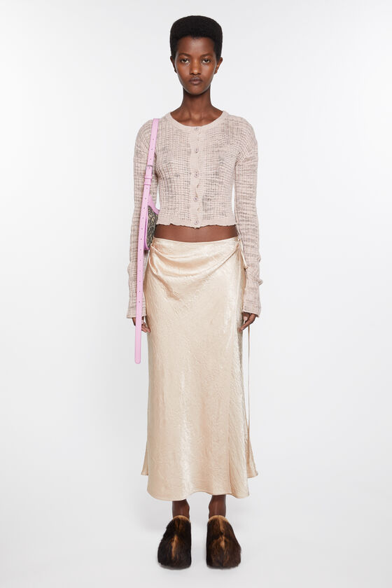 Acne Studios Wickelrock aus Satin Auslauf