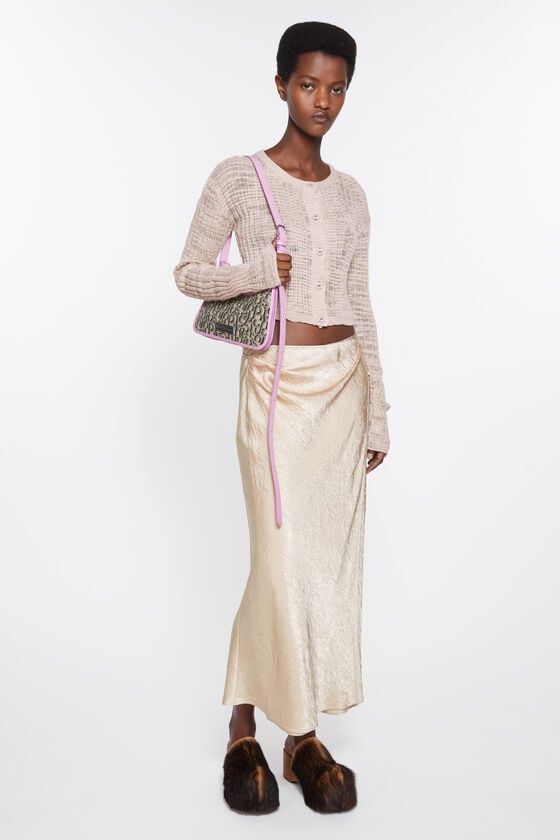 Acne Studios Wickelrock aus Satin Auslauf