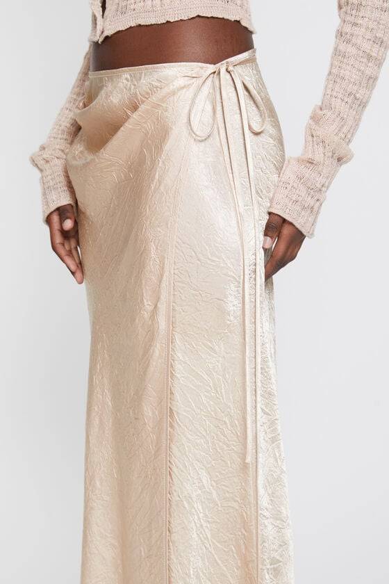 Acne Studios Wickelrock aus Satin Auslauf