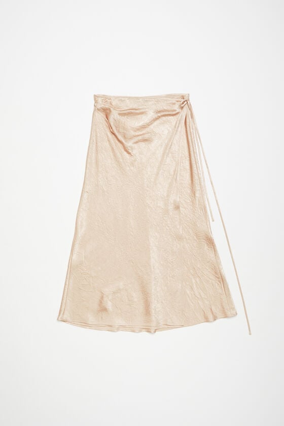 Acne Studios Wickelrock aus Satin Auslauf
