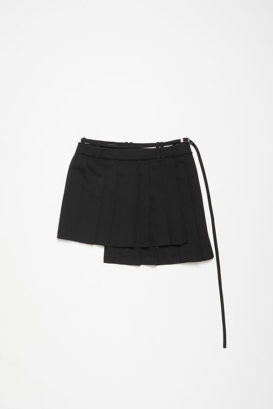 Acne Studios Asymmetrischer Faltenrock Verkauf