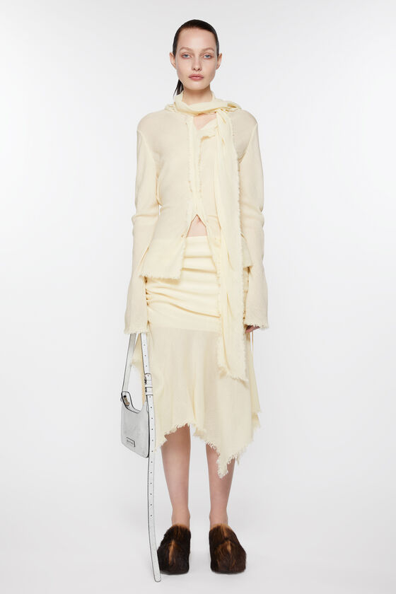 Acne Studios Drapierter asymmetrischer Rock Schlussverkauf