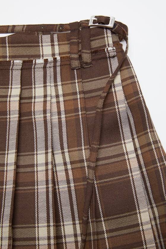 Acne Studios Asymmetrischer Faltenrock Günstiger Verkauf