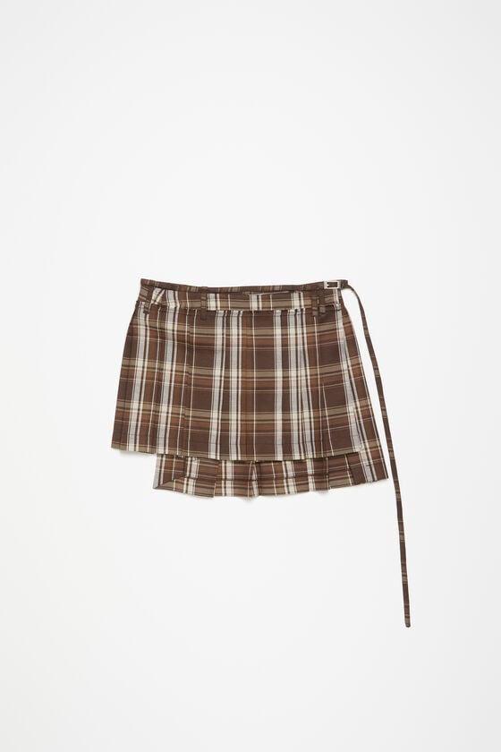 Acne Studios Asymmetrischer Faltenrock Günstiger Verkauf