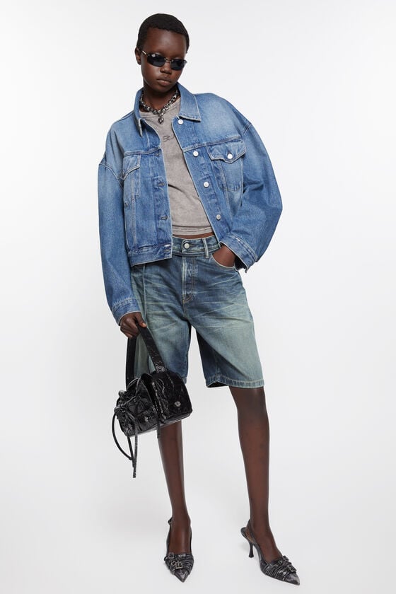 Acne Studios Denim-Shorts mit lockerer Passform Exklusivangebot