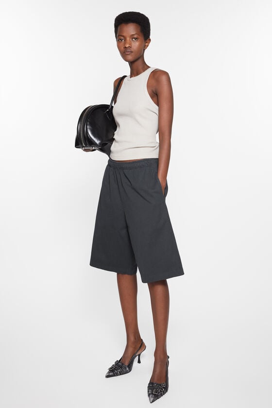 Acne Studios Jerseyshorts mit Logo-Stempel Cyber Monday