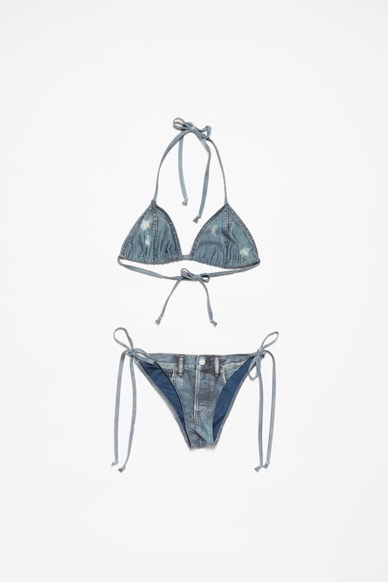 Acne Studios Bedrucktes Bikini-Set Heißer Verkauf