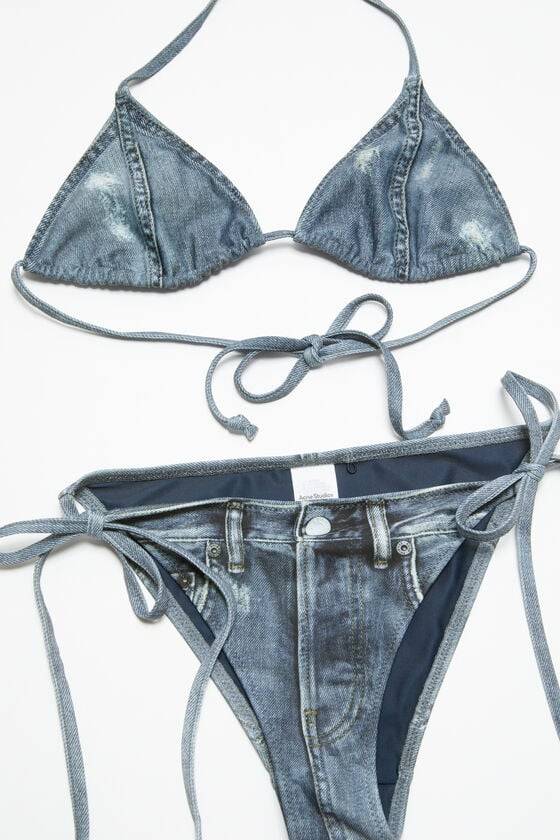 Acne Studios Bedrucktes Bikini-Set Heißer Verkauf