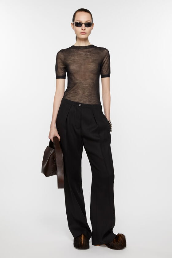 Acne Studios Figurnahe Hose Top Angebot