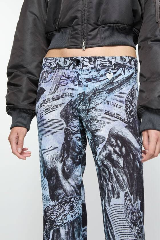 Acne Studios Bedruckte Hose Große Rabatte
