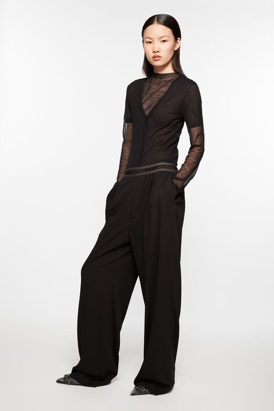 Acne Studios Hose mit Logo-Tape Bestseller