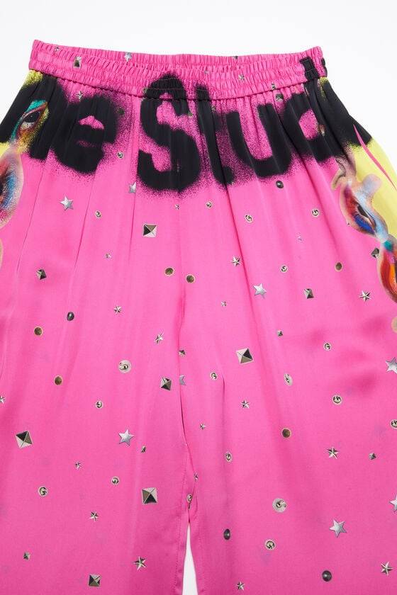 Acne Studios Bedruckte Hose Räumungsverkauf