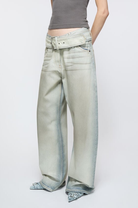 Acne Studios Coated denim trousers Riesige Ersparnisse