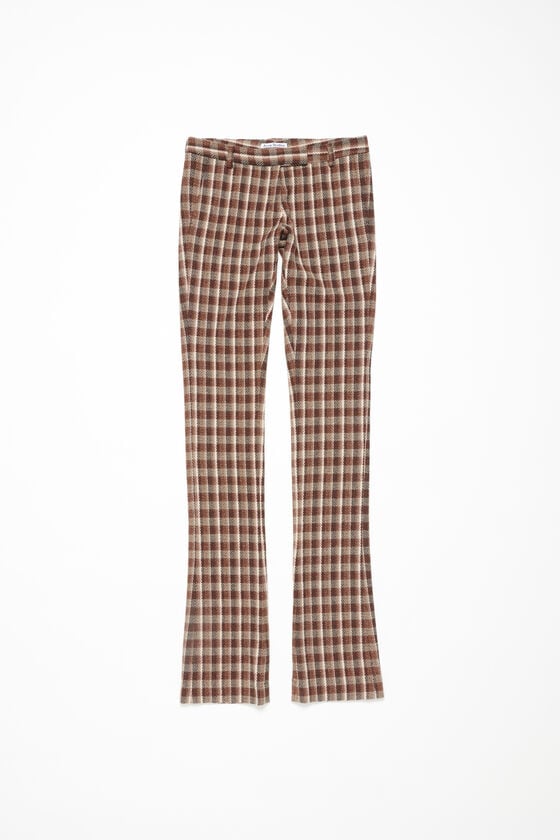 Acne Studios Check tailored trousers Laufsteg-Show VIP-Rabatte
