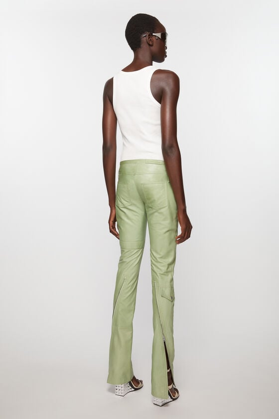 Acne Studios Lederhosen Laufsteg-Show Sonderangebot der Fabrik
