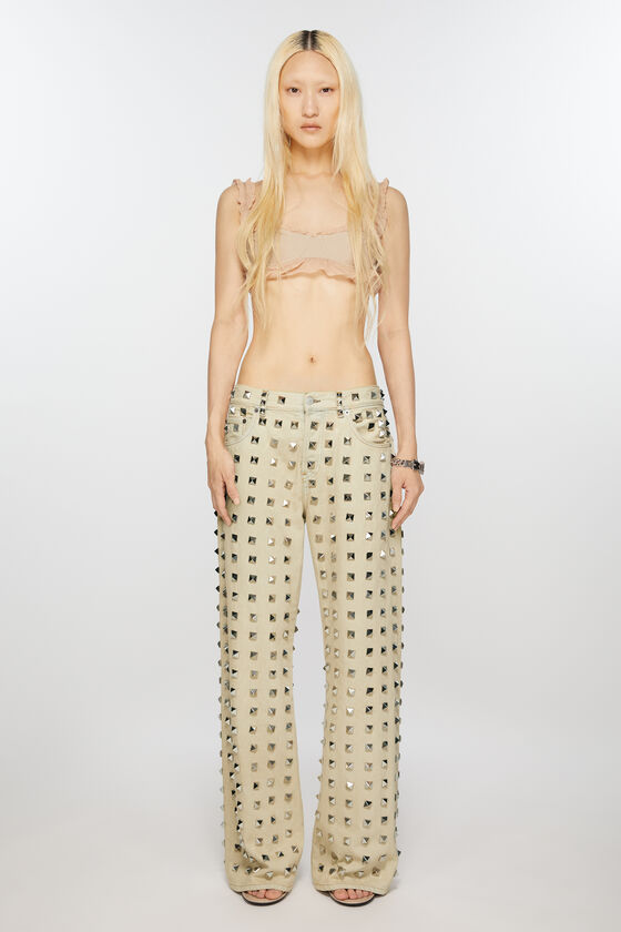 Acne Studios Jeans mit Nieten - Lockere Passform Laufsteg-Show Bis zu 55% Rabatt