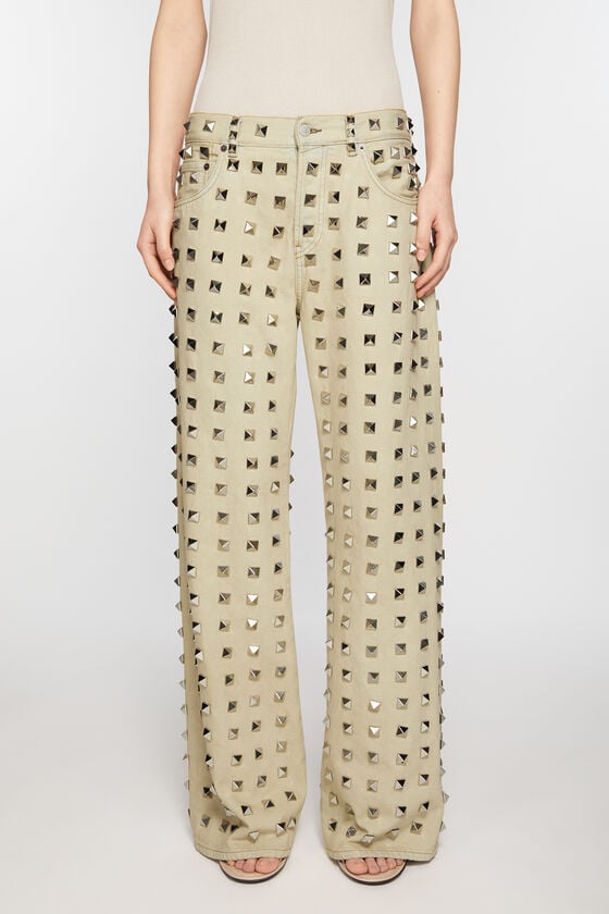 Acne Studios Jeans mit Nieten - Lockere Passform Laufsteg-Show Bis zu 55% Rabatt