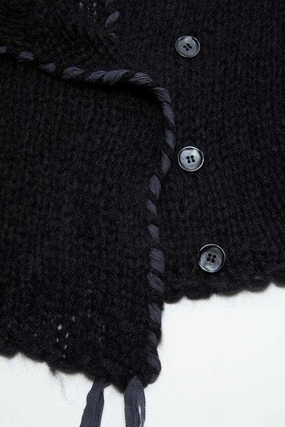 Acne Studios Strickjacke mit Schnürung Speichern exportieren