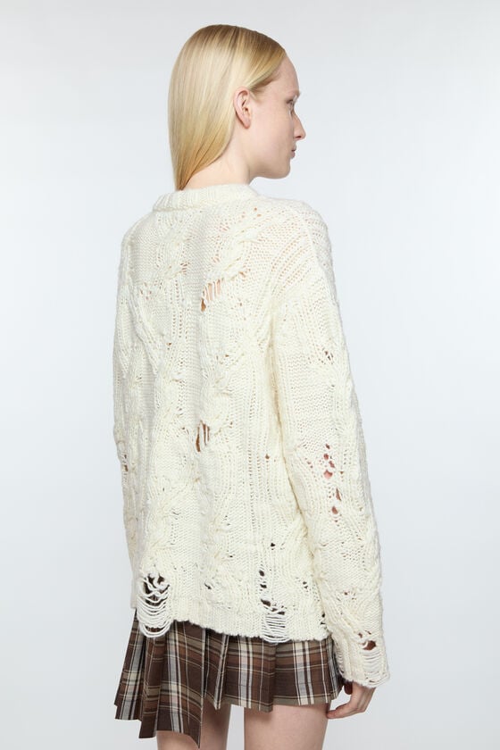 Acne Studios Häkelpullover im Used-Look Auslauf