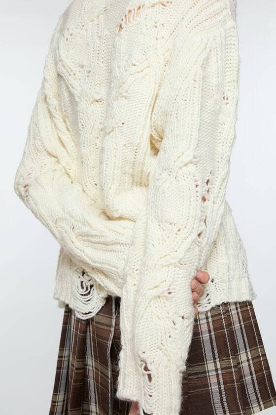 Acne Studios Häkelpullover im Used-Look Auslauf