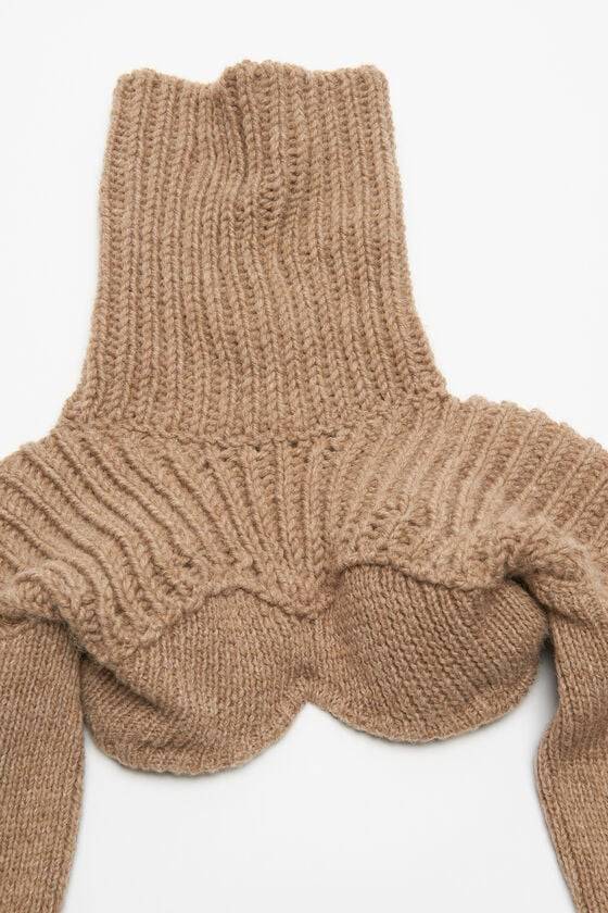 Acne Studios Cropped high neck knit Laufsteg-Show Angebote