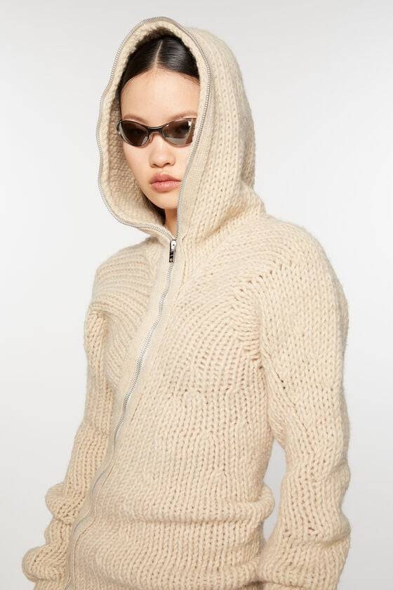 Acne Studios Knit hooded dress Laufsteg-Show Schlussverkauf